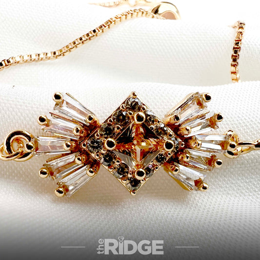Diamond-inspired Bracelet with Baguette Stones