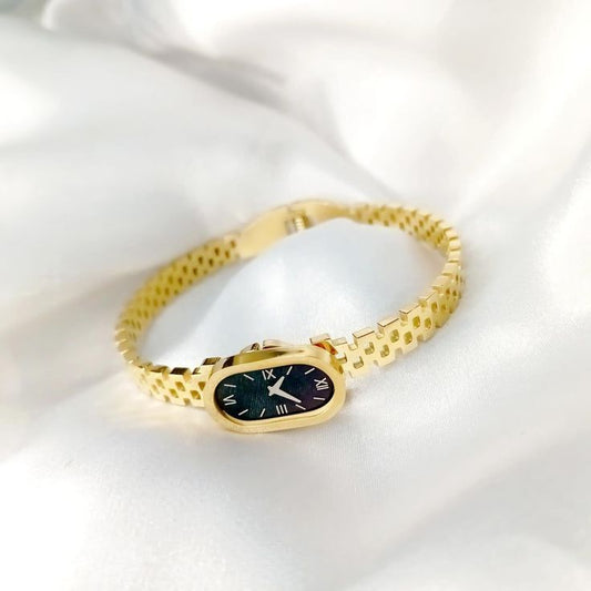 Gold Plated Watch Style Bangle (Dummy Watch)