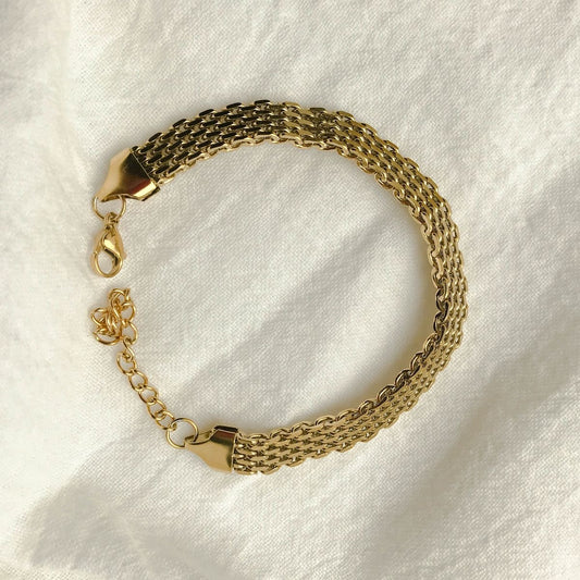 Aurelia Flat Link Bracelet