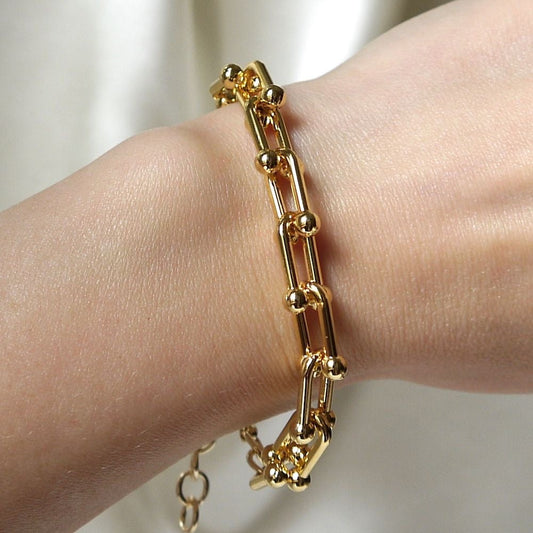 Golden Link Bracelet