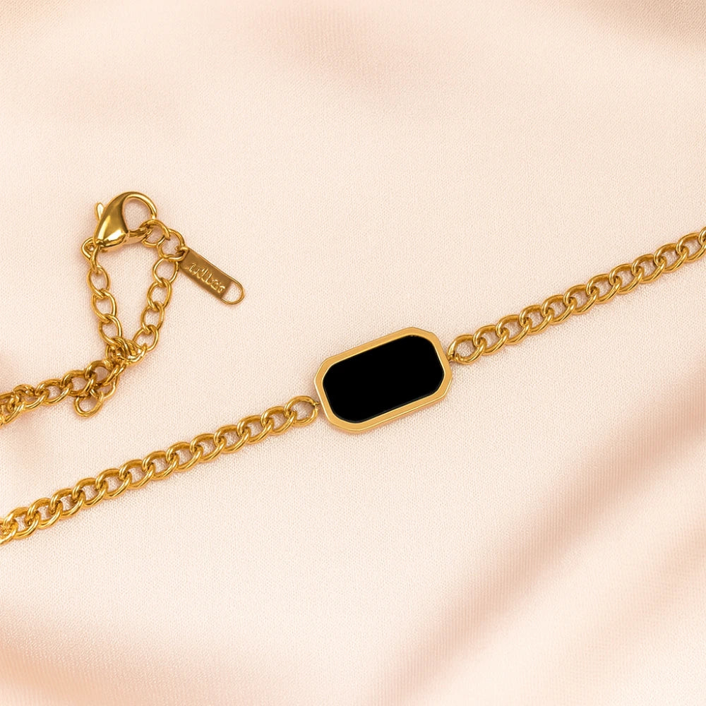 Midnight Charm Bracelet