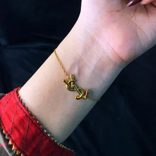 Gold YSL Bracelet