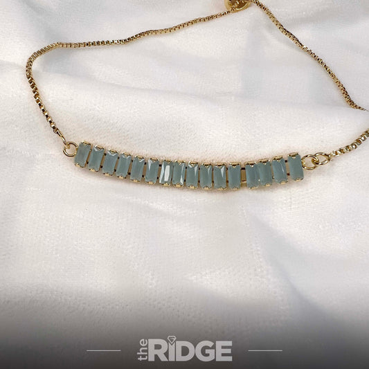 Icy Grace Bar Bracelet