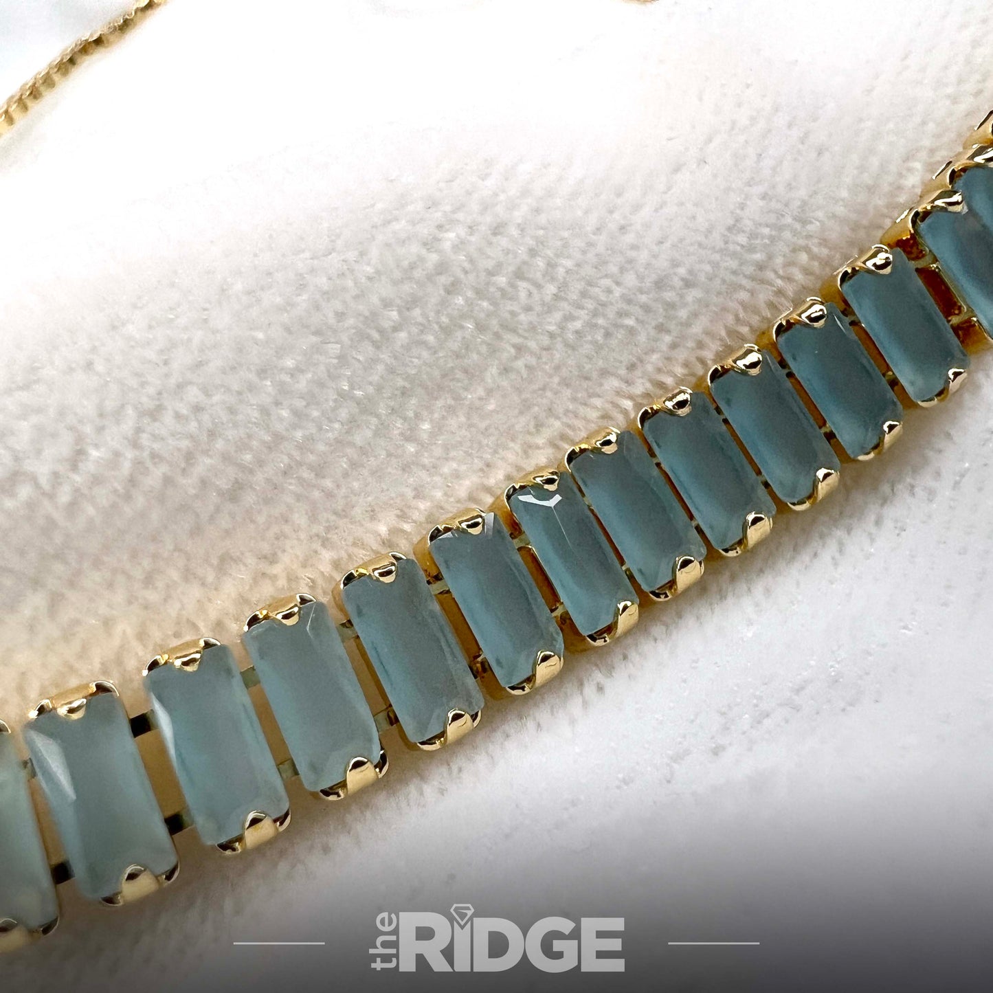 Icy Grace Bar Bracelet