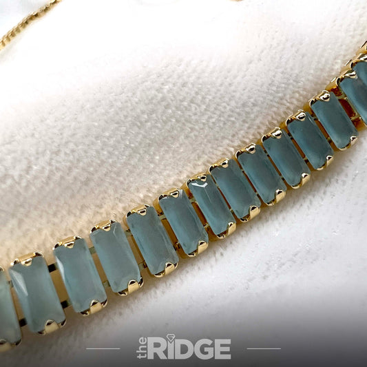 Icy Grace Bar Bracelet