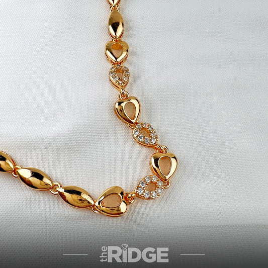 Sparkle Teardrop Heart Bracelet