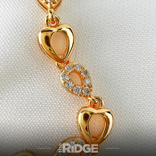 Sparkle Teardrop Heart Bracelet