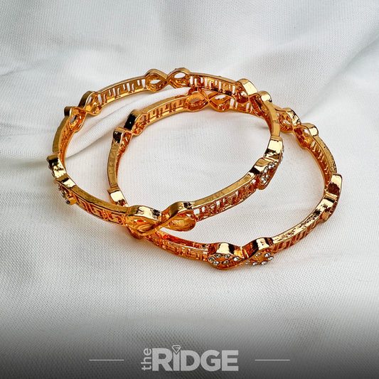 Bow Bloom Bangles – Floral Detail